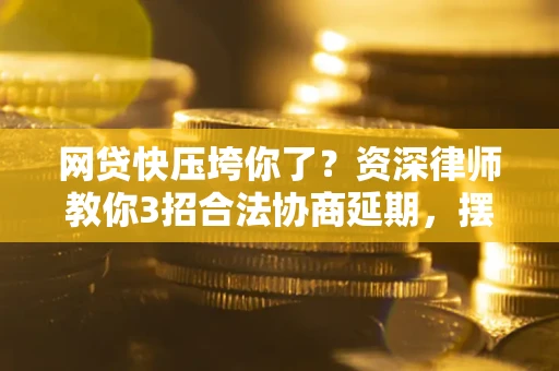武汉网贷快压垮你了？资深律师教你3招合法协商延期，摆脱暴力催收！