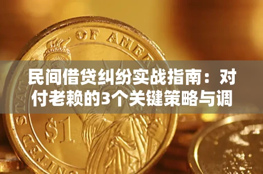 武汉民间借贷纠纷实战指南：对付老赖的3个关键策略与调解盲区解析